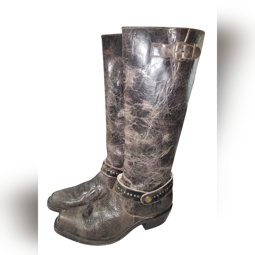 Double H (DH5221) Women’s Sonora Distressed Leather Boots, Women's 7.5​ - Picture 2 of 11